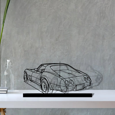 c3-1976 Silhouette Metal Art Stand - Tinvibe
