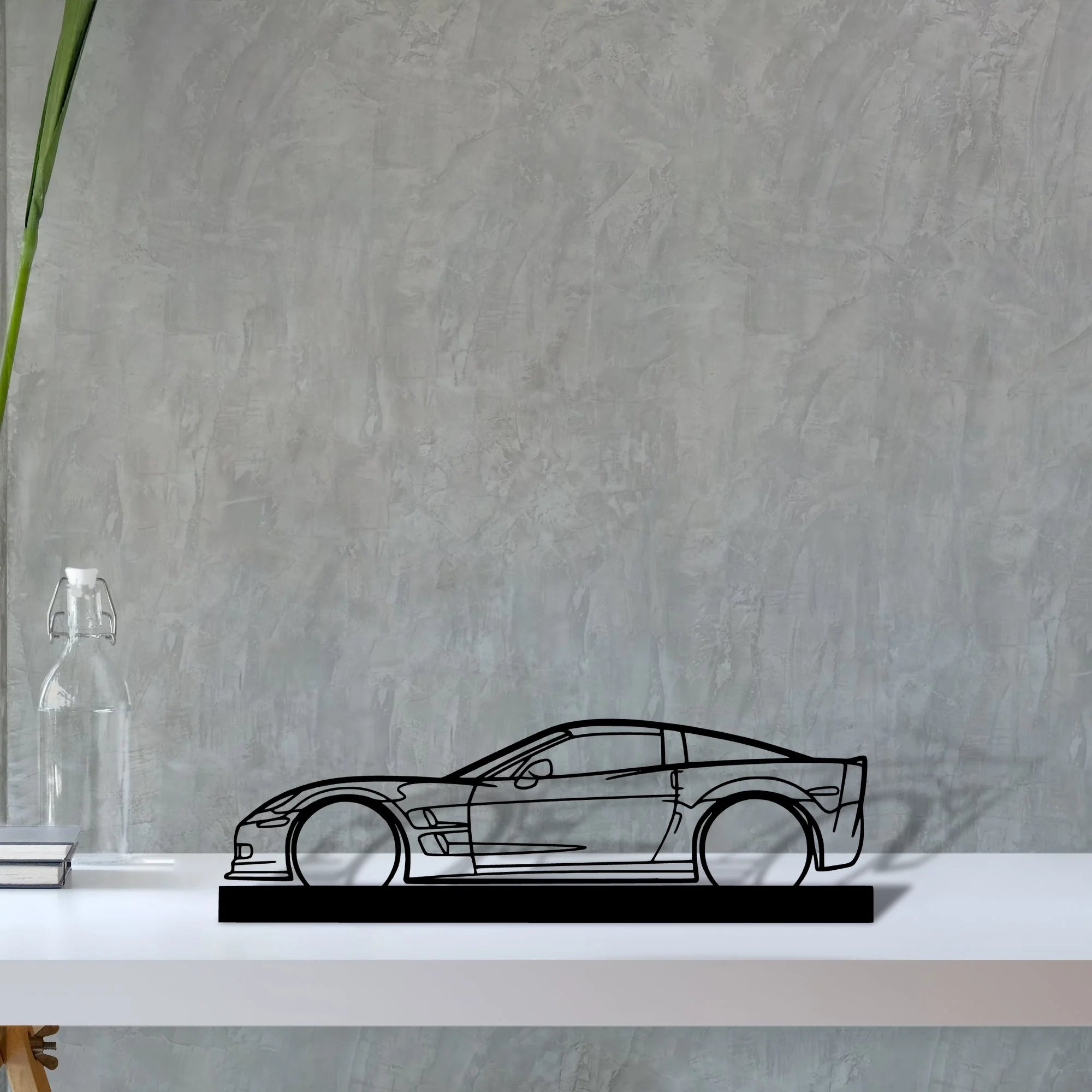 c6-zr1 Silhouette Metal Art Stand - Tinvibe