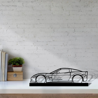 c6-zr1 Silhouette Metal Art Stand - Tinvibe