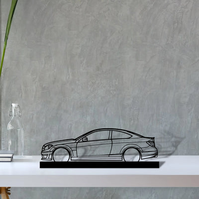 c63-amg Silhouette Metal Art Stand - Tinvibe