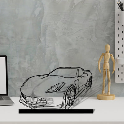c7-z06 Silhouette Metal Art Stand - Tinvibe
