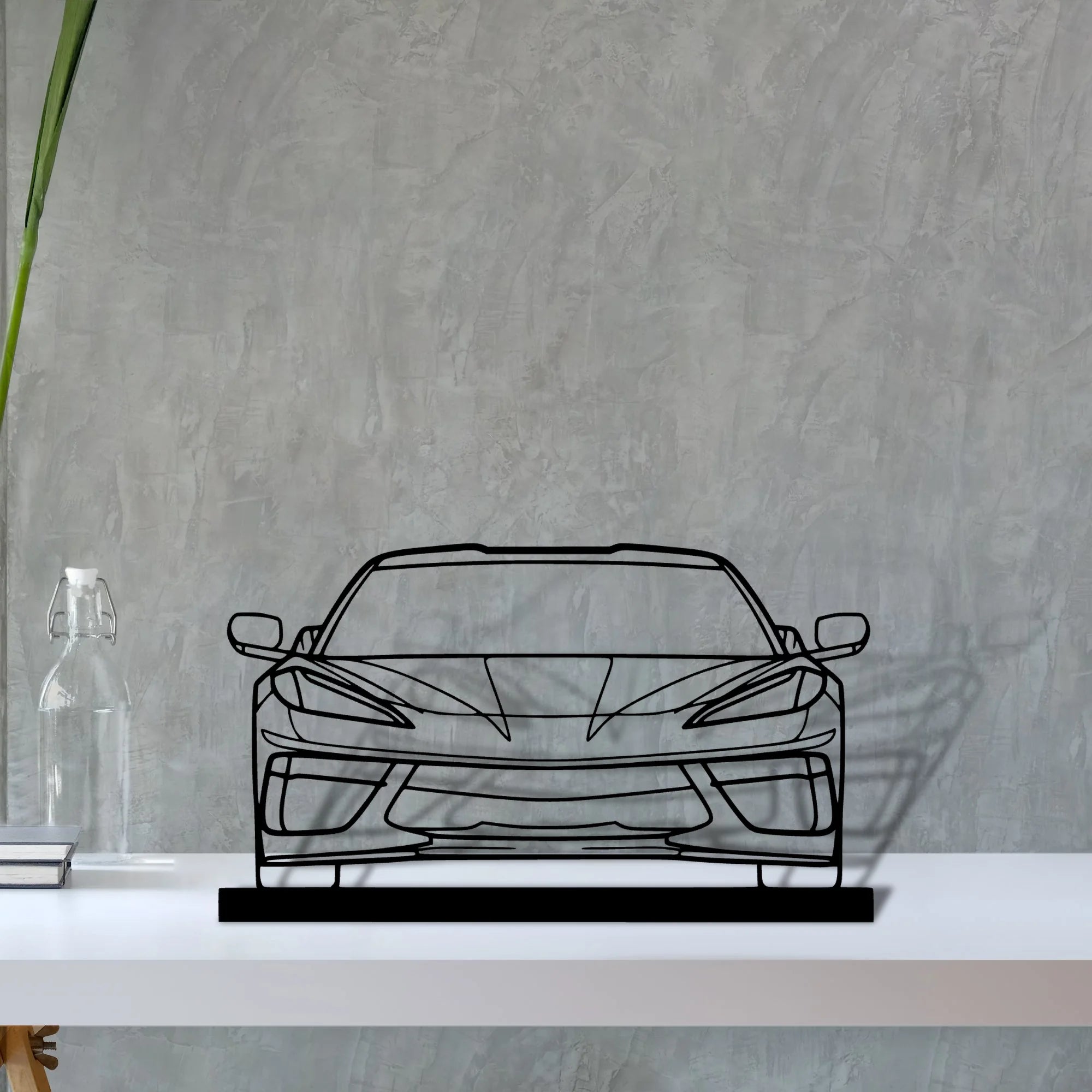 c8-2 Silhouette Metal Art Stand - Tinvibe