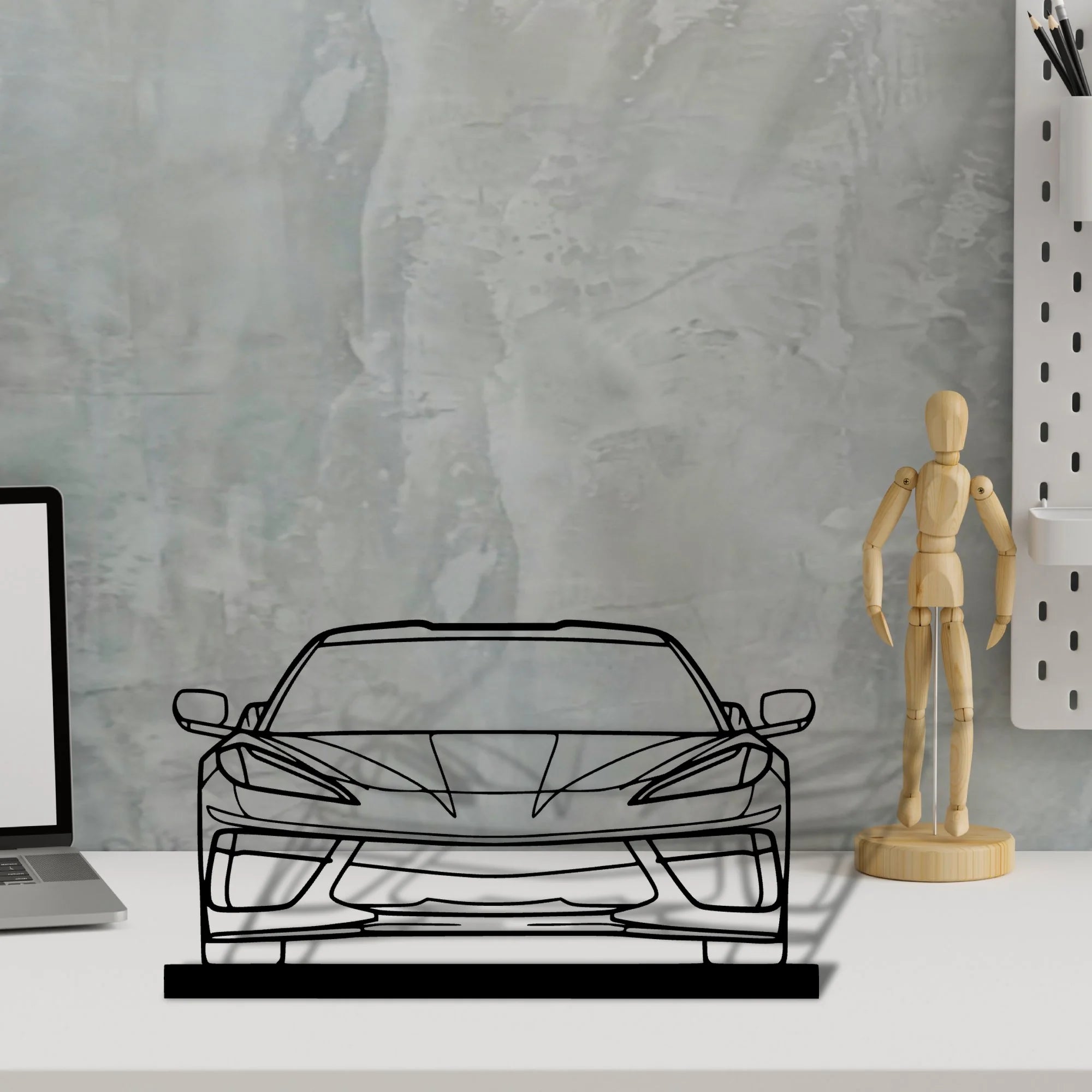 c8-2 Silhouette Metal Art Stand - Tinvibe