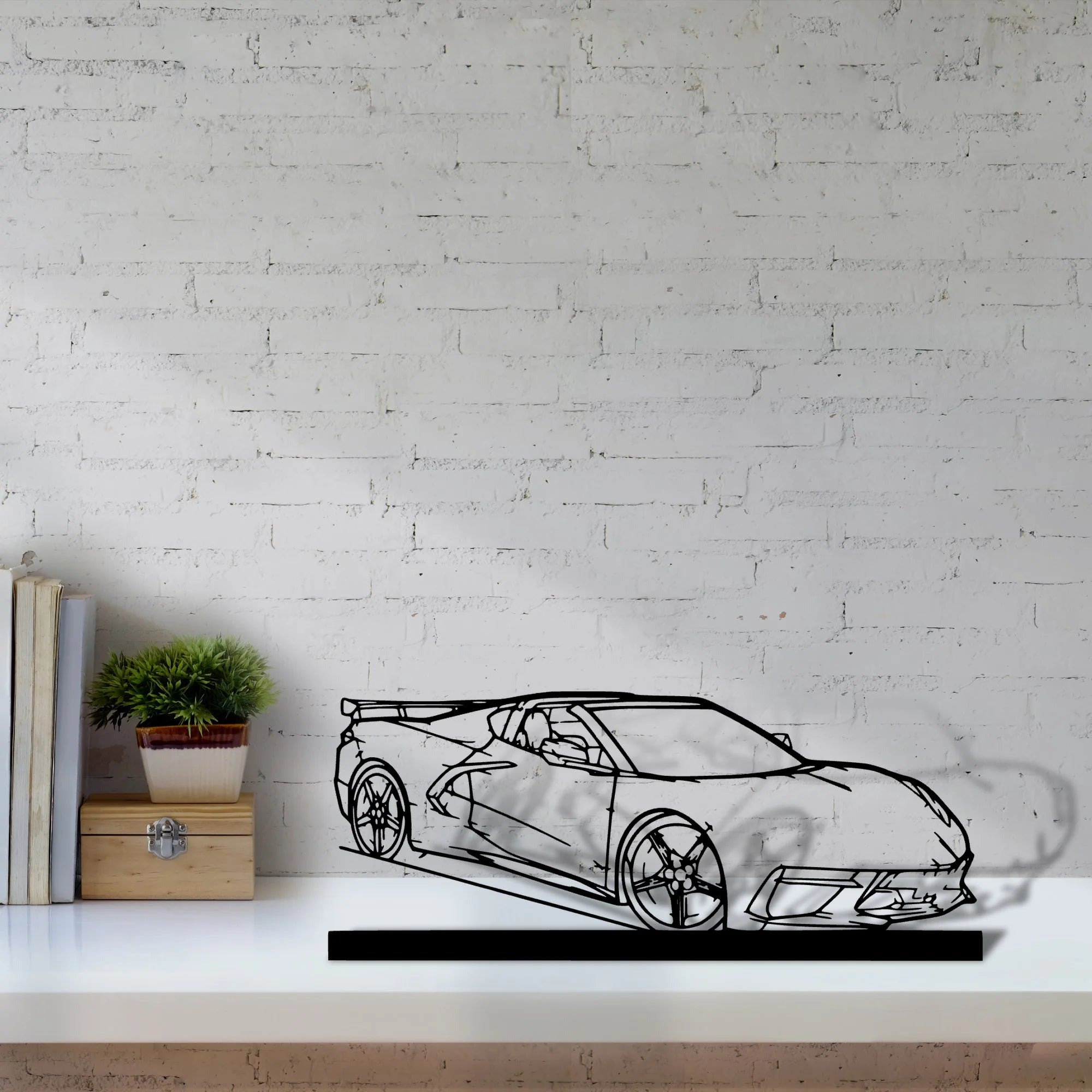 c8-htc-2 Silhouette Metal Art Stand - Tinvibe