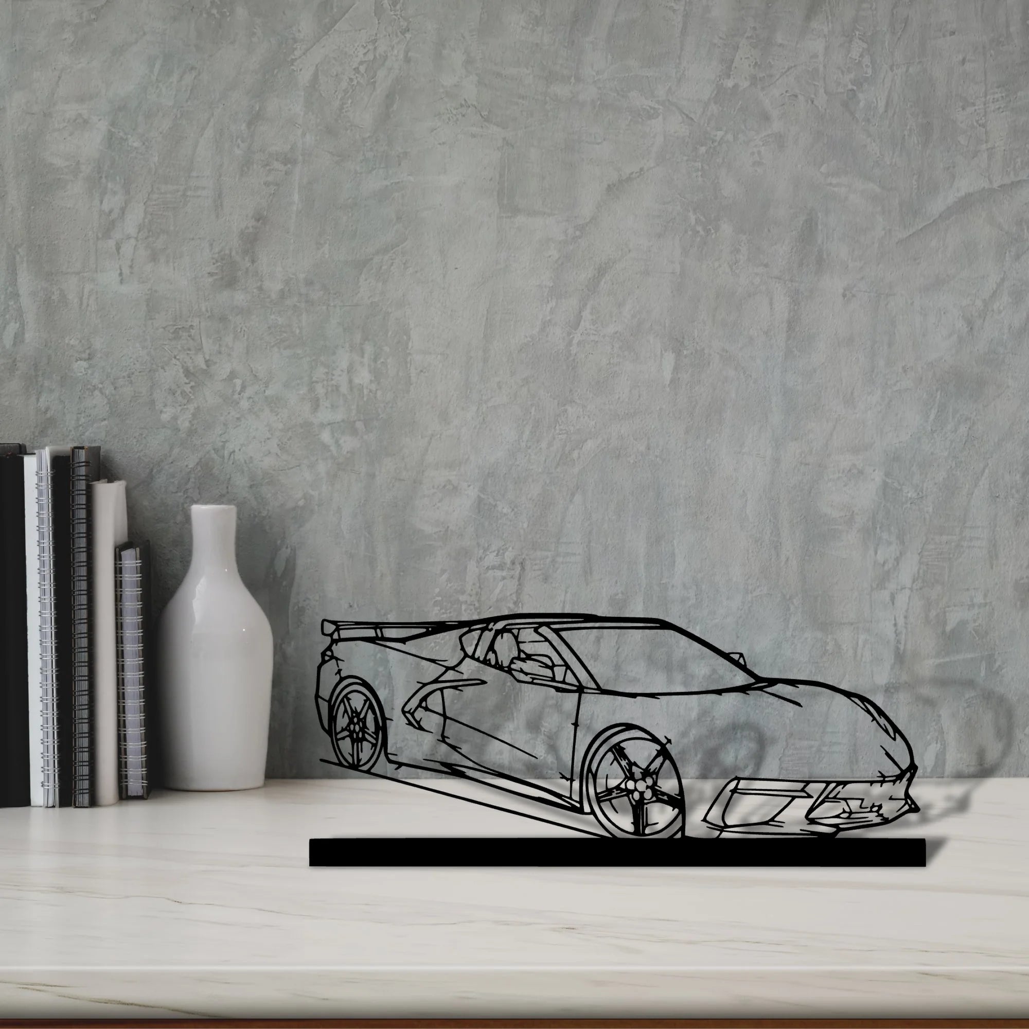 c8-htc-2 Silhouette Metal Art Stand - Tinvibe