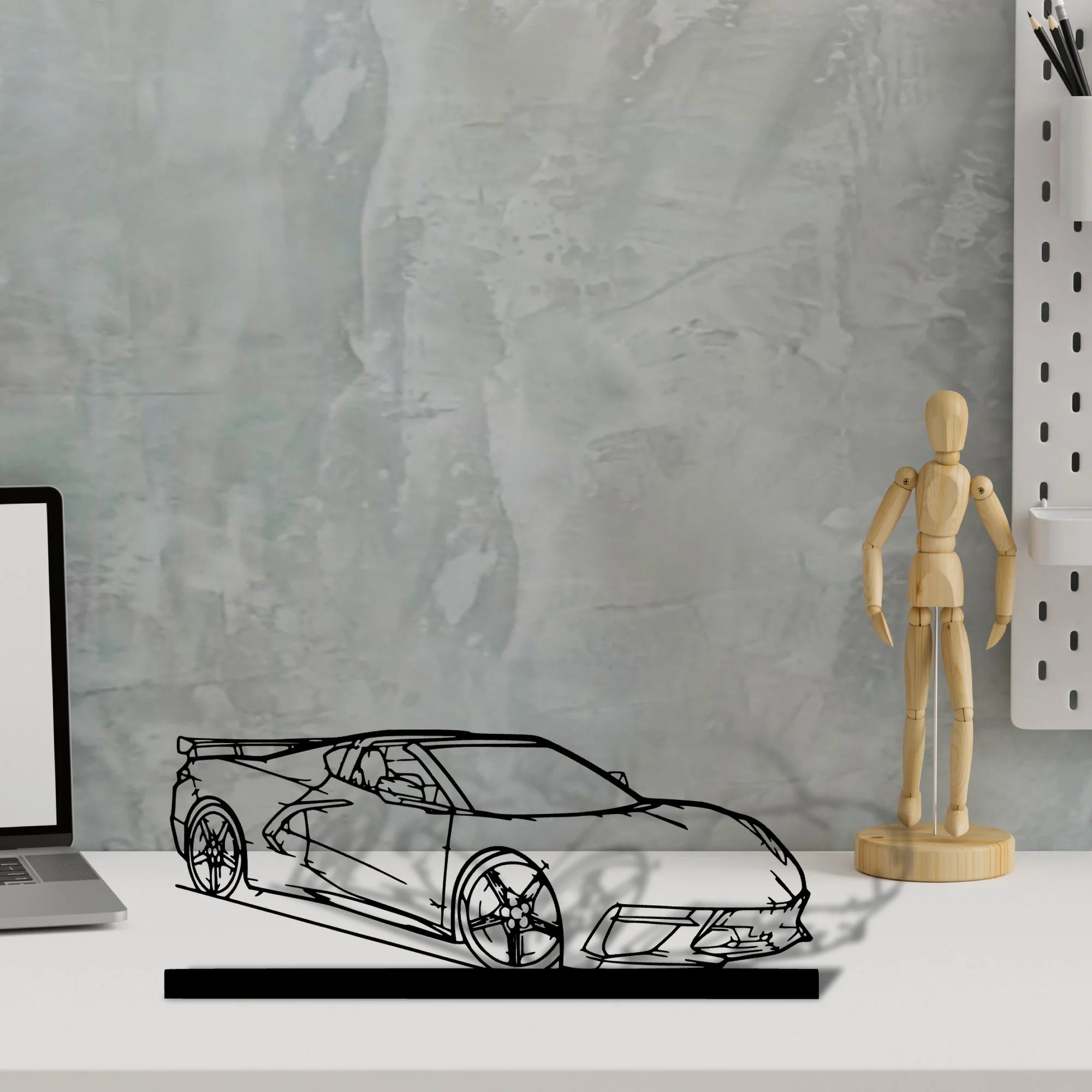 c8-htc-2 Silhouette Metal Art Stand - Tinvibe