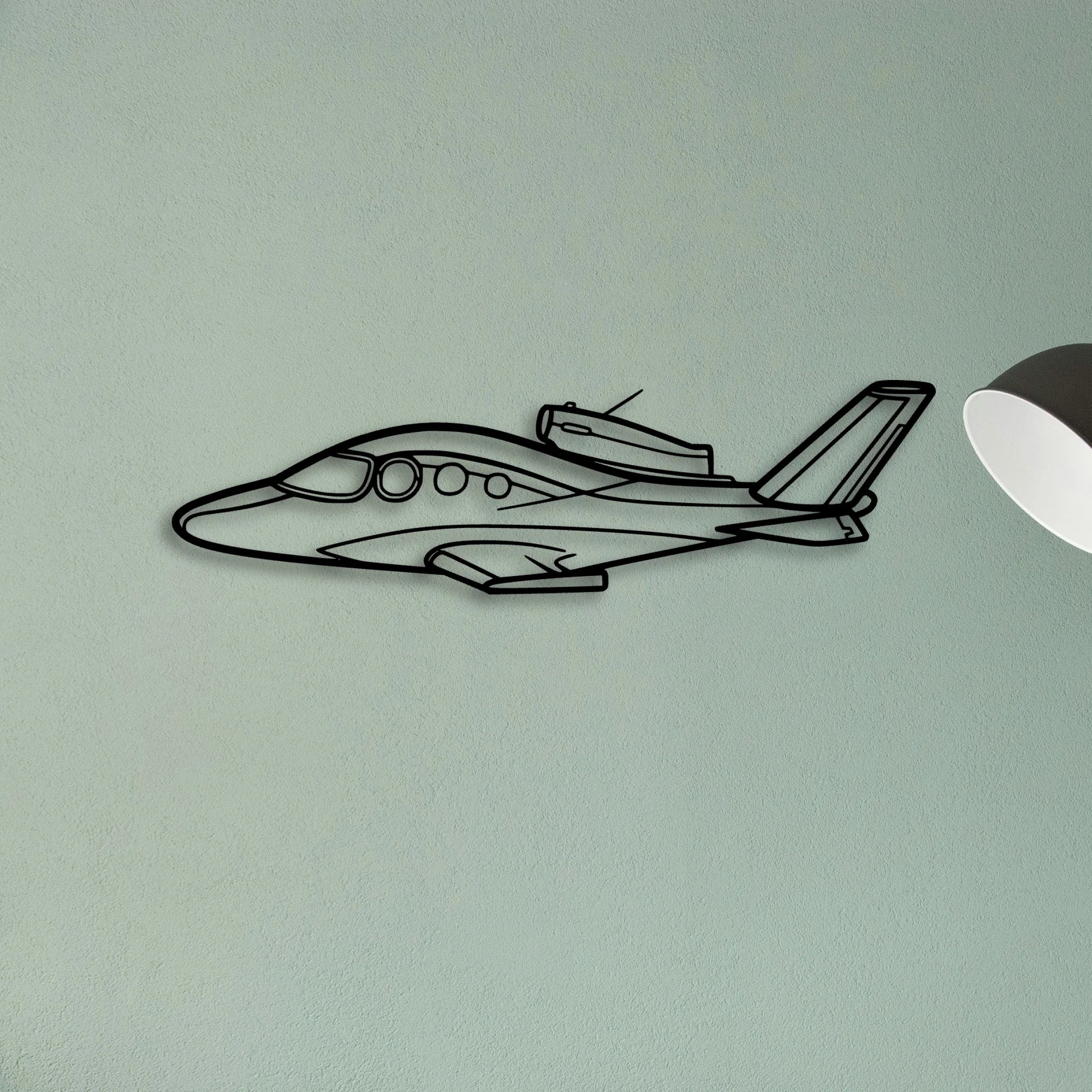 Cirrus SF30 Classic Aircraft Silhouette Metal Wall Art - Tinvibe