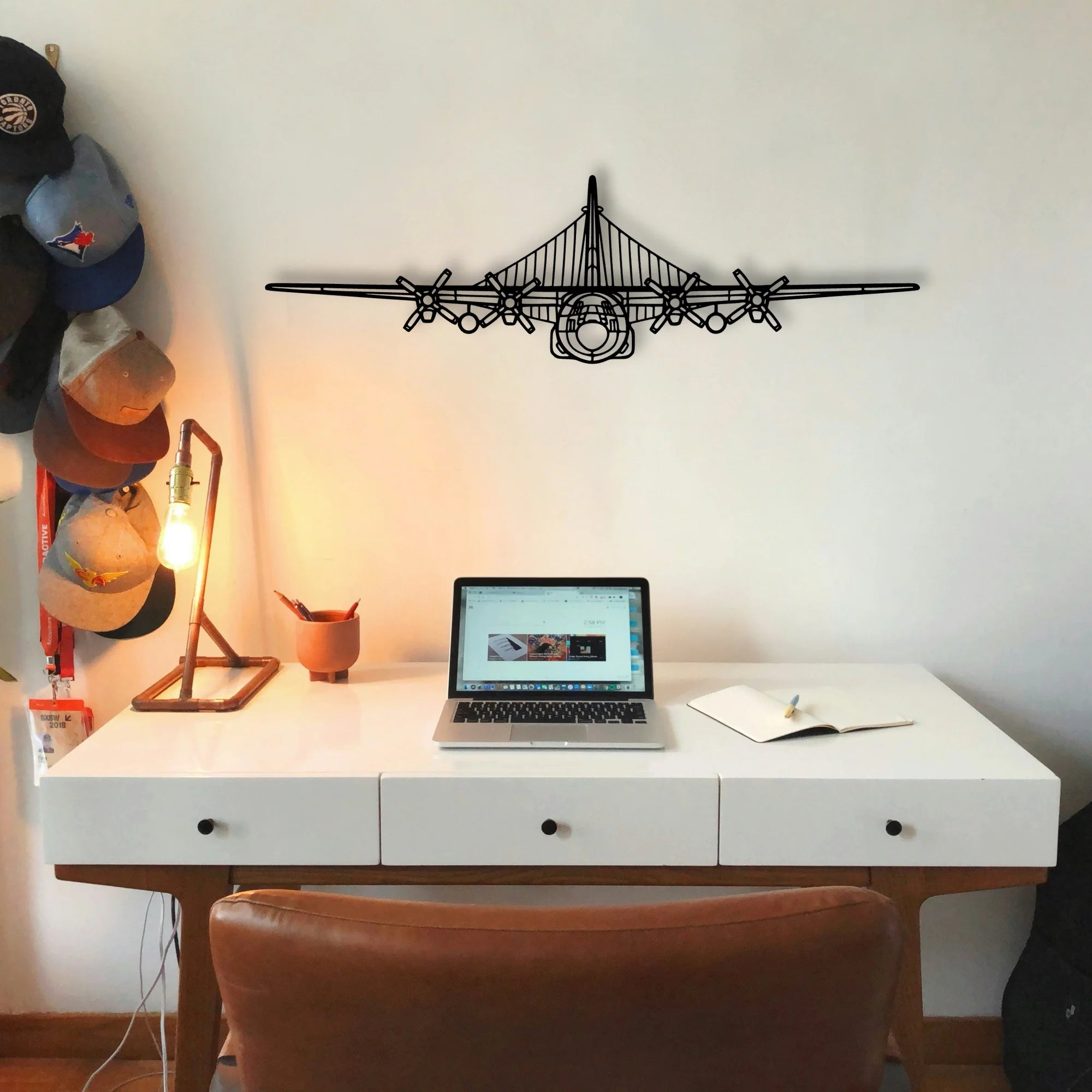 Citabria 3 Classic Aircraft Silhouette Metal Wall Art - Tinvibe