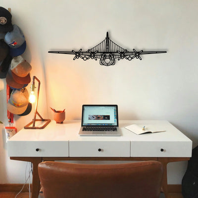 Citabria 3 Classic Aircraft Silhouette Metal Wall Art - Tinvibe