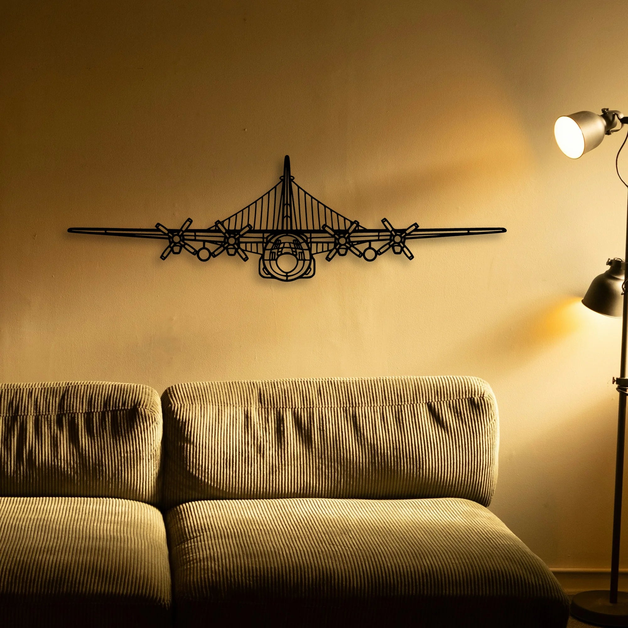 Citabria 3 Classic Aircraft Silhouette Metal Wall Art - Tinvibe