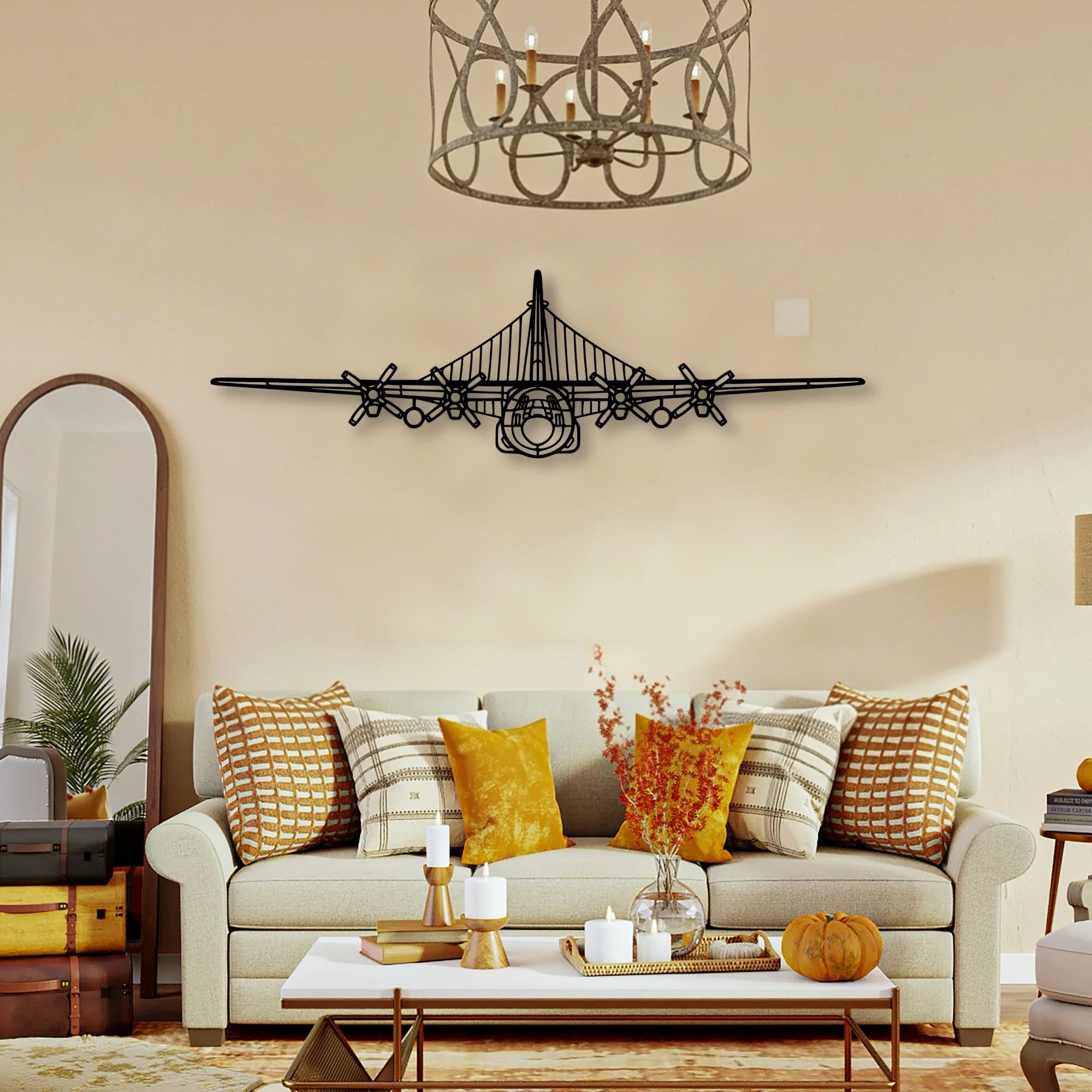 Citabria 3 Classic Aircraft Silhouette Metal Wall Art - Tinvibe