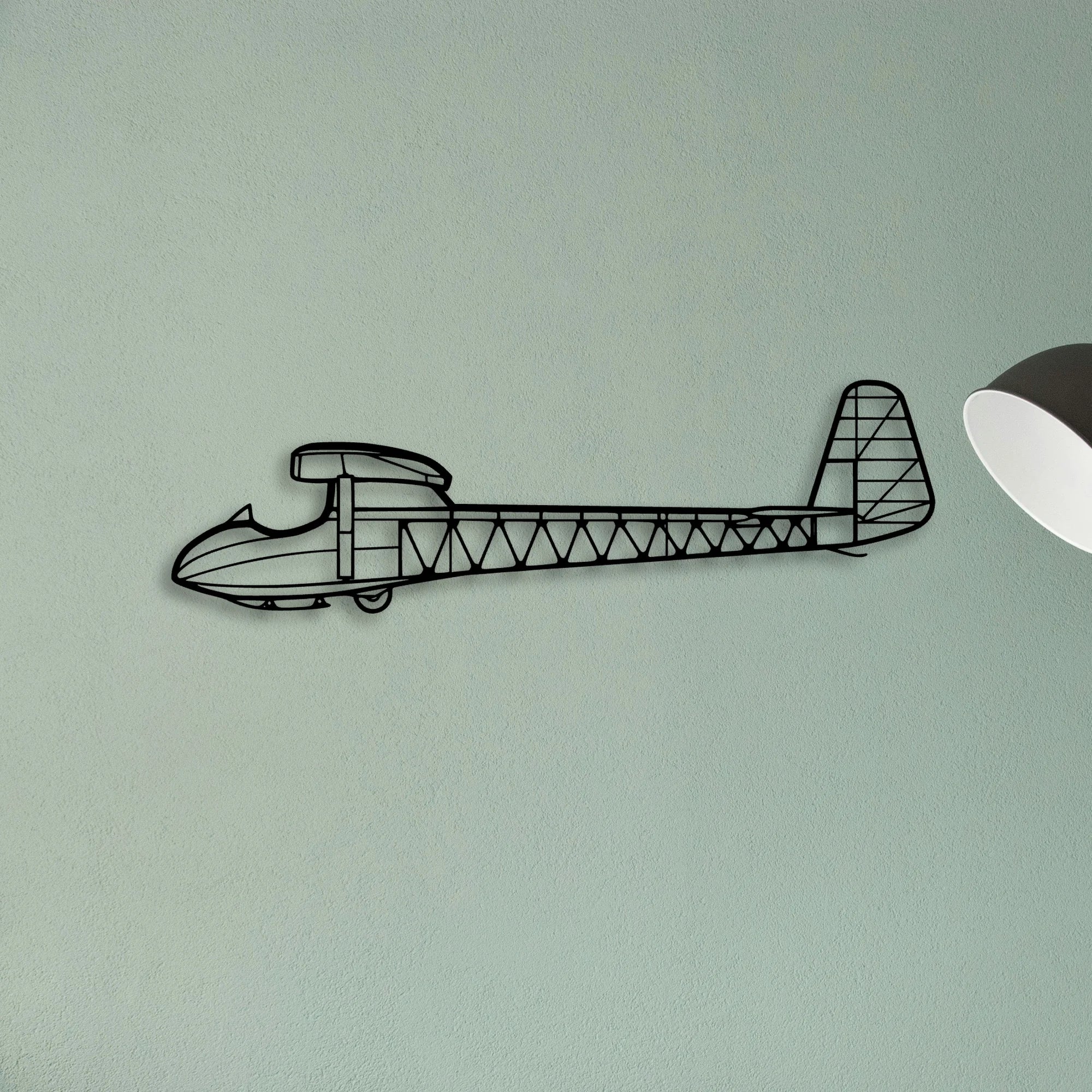 Citation Mustang Classic Aircraft Silhouette Metal Wall Art - Tinvibe