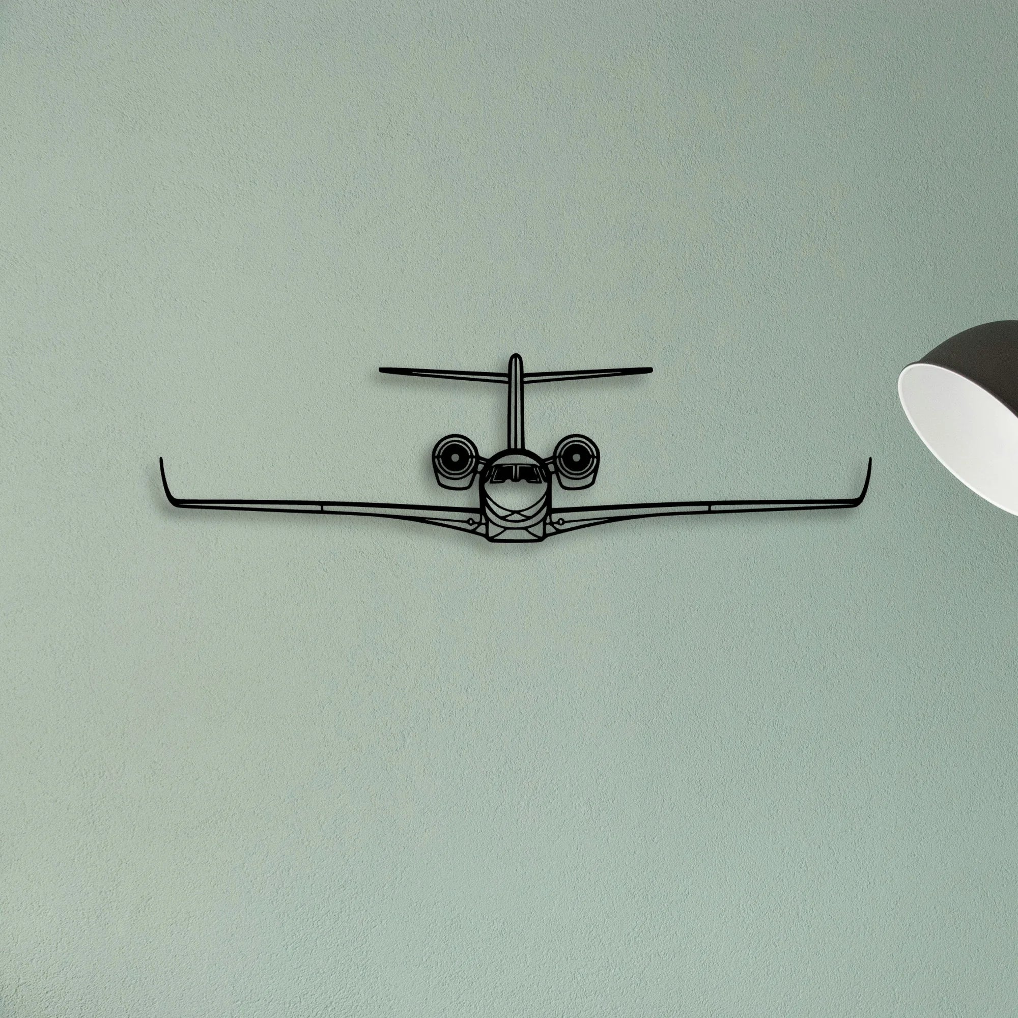Citation X Classic Aircraft Silhouette Metal Wall Art - Tinvibe