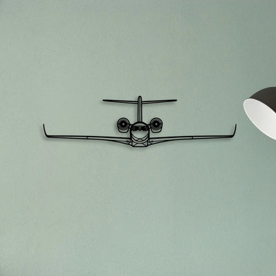 Citation X Classic Aircraft Silhouette Metal Wall Art - Tinvibe