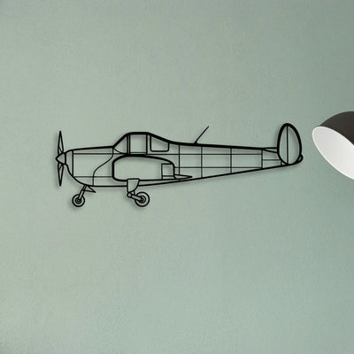 Citation Xls 2 Classic Aircraft Silhouette Metal Wall Art - Tinvibe