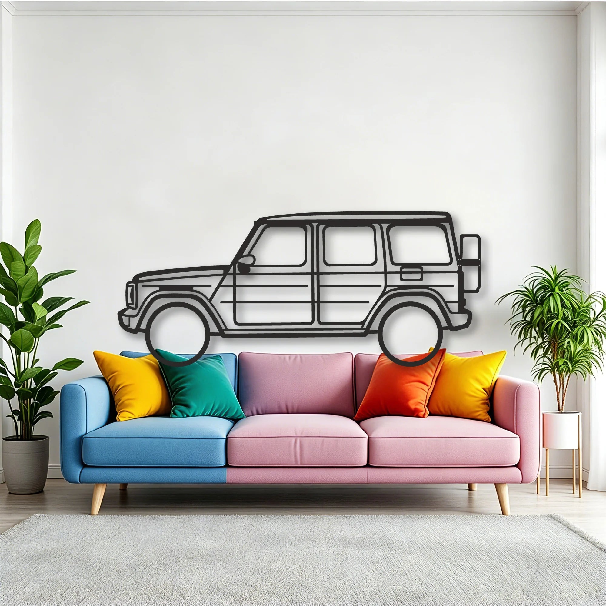 Class G Classic Silhouette Metal Wall Art - Tinvibe