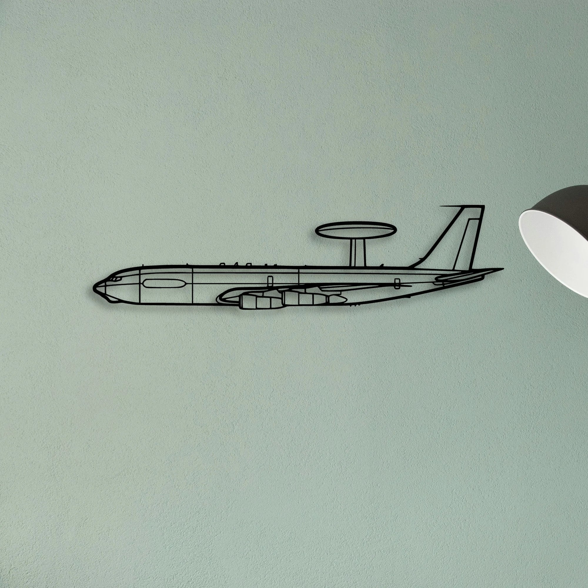 Columbia 350 Classic Aircraft Silhouette Metal Wall Art - Tinvibe
