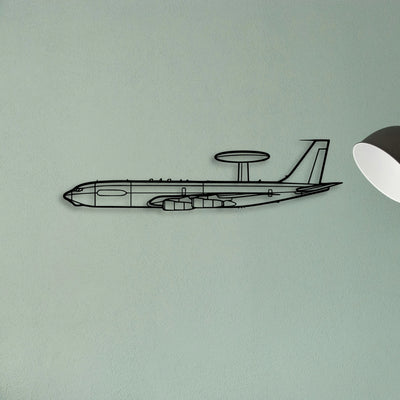 Columbia 350 Classic Aircraft Silhouette Metal Wall Art - Tinvibe