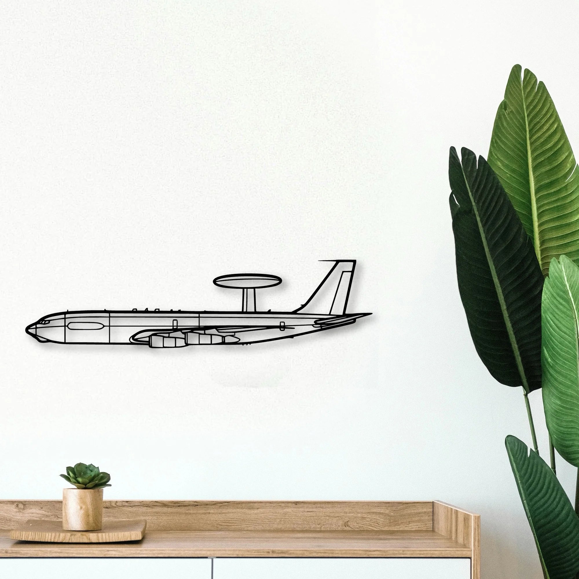 Columbia 350 Classic Aircraft Silhouette Metal Wall Art - Tinvibe