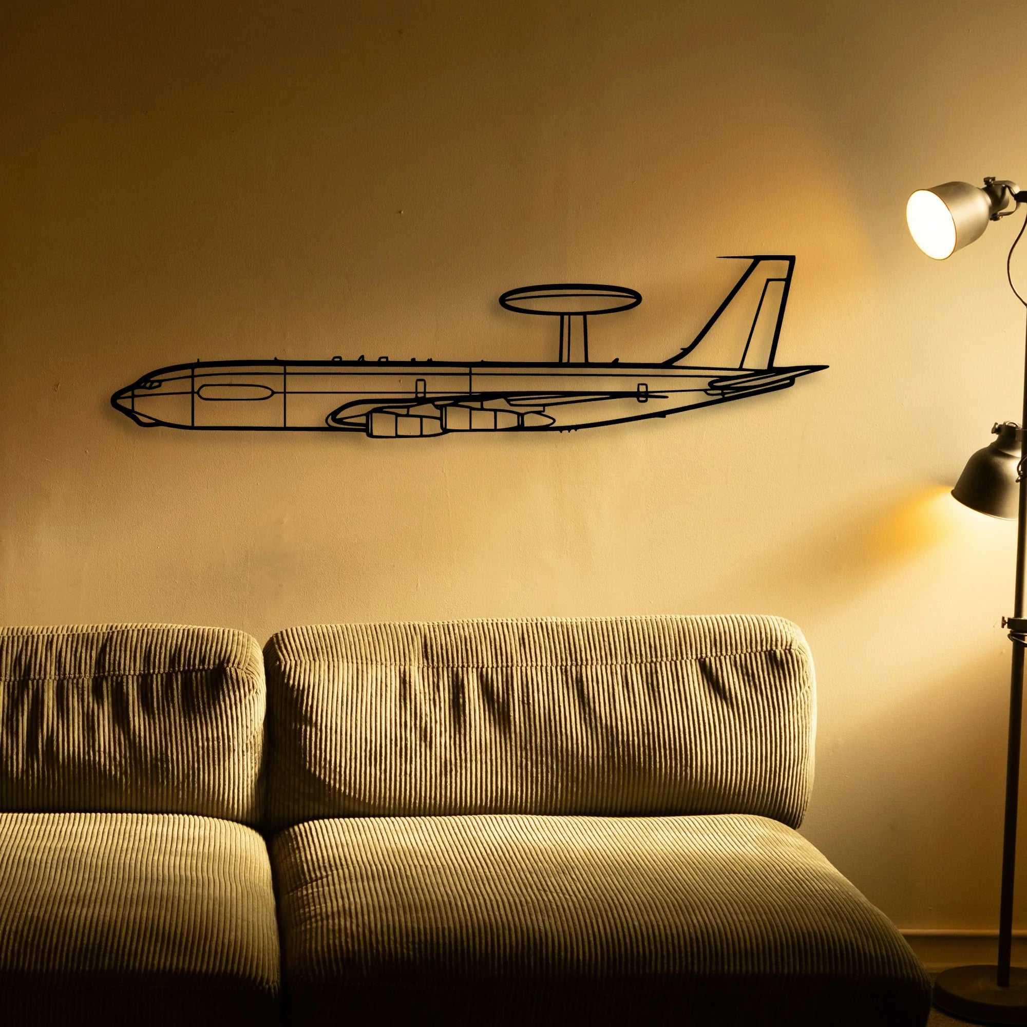 Columbia 350 Classic Aircraft Silhouette Metal Wall Art - Tinvibe