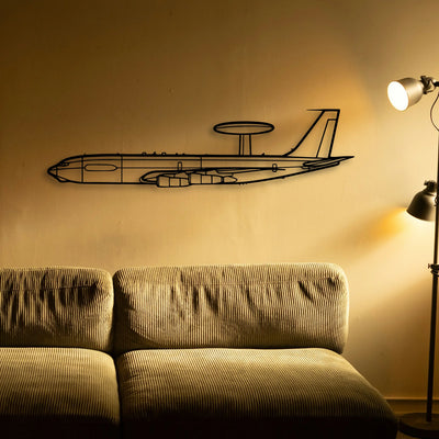 Columbia 350 Classic Aircraft Silhouette Metal Wall Art - Tinvibe