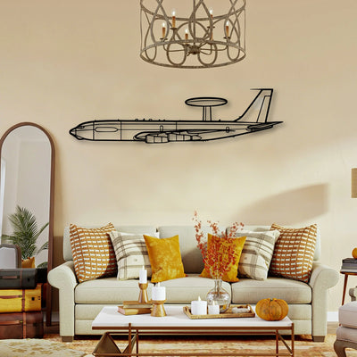 Columbia 350 Classic Aircraft Silhouette Metal Wall Art - Tinvibe