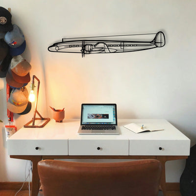 Constellation Classic Aircraft Silhouette Metal Wall Art - Tinvibe