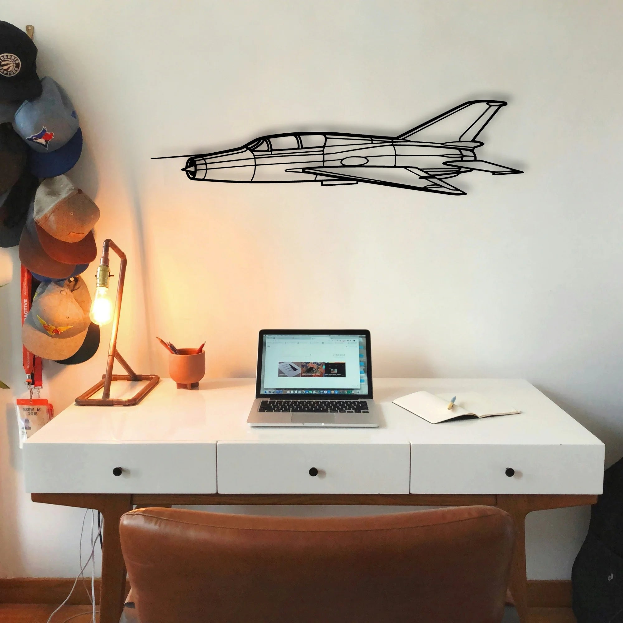 Cp 107 Argus Classic Aircraft Silhouette Metal Wall Art - Tinvibe