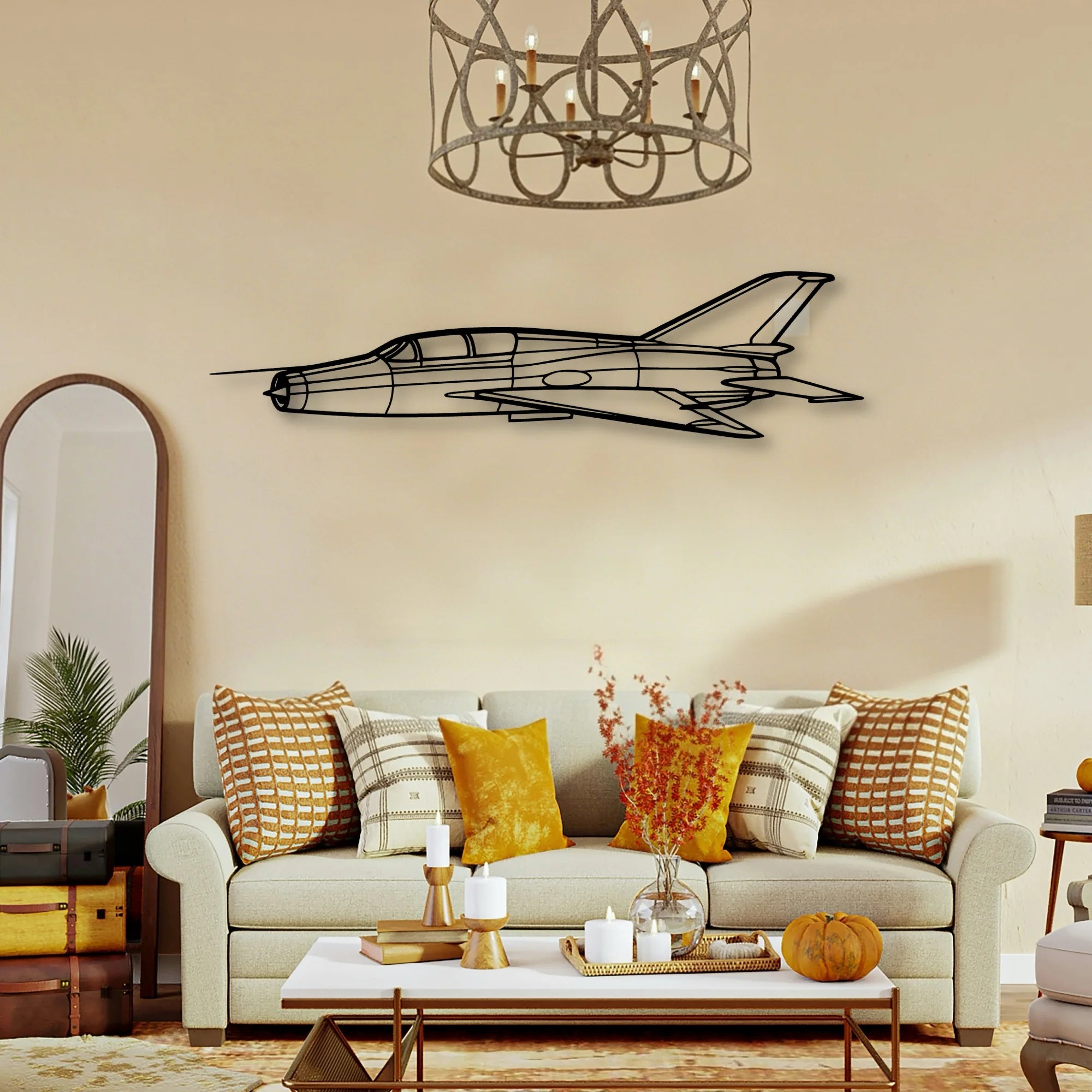 Cp 107 Argus Classic Aircraft Silhouette Metal Wall Art - Tinvibe
