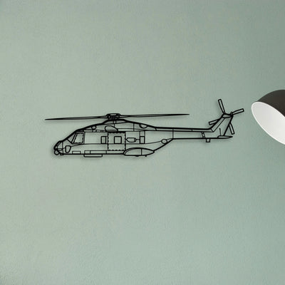 DA20 Classic Aircraft Silhouette Metal Wall Art - Tinvibe