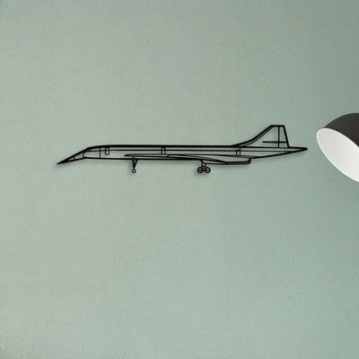 DA62 Classic Aircraft Silhouette Metal Wall Art - Tinvibe