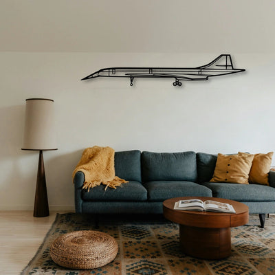 DA62 Classic Aircraft Silhouette Metal Wall Art - Tinvibe