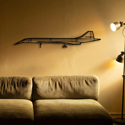 DA62 Classic Aircraft Silhouette Metal Wall Art - Tinvibe