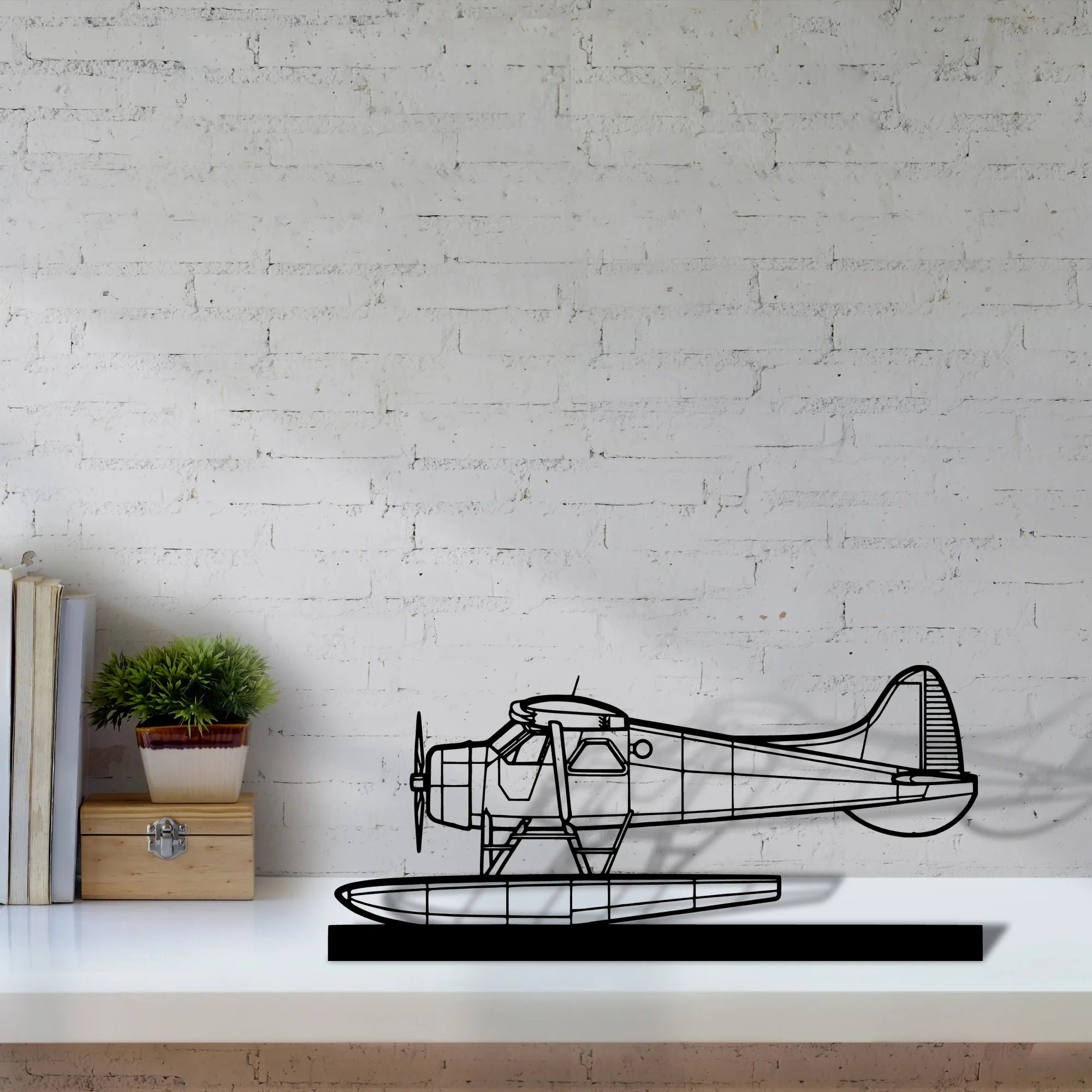 de-havilland-beaver-2 Silhouette Metal Art Stand - Tinvibe