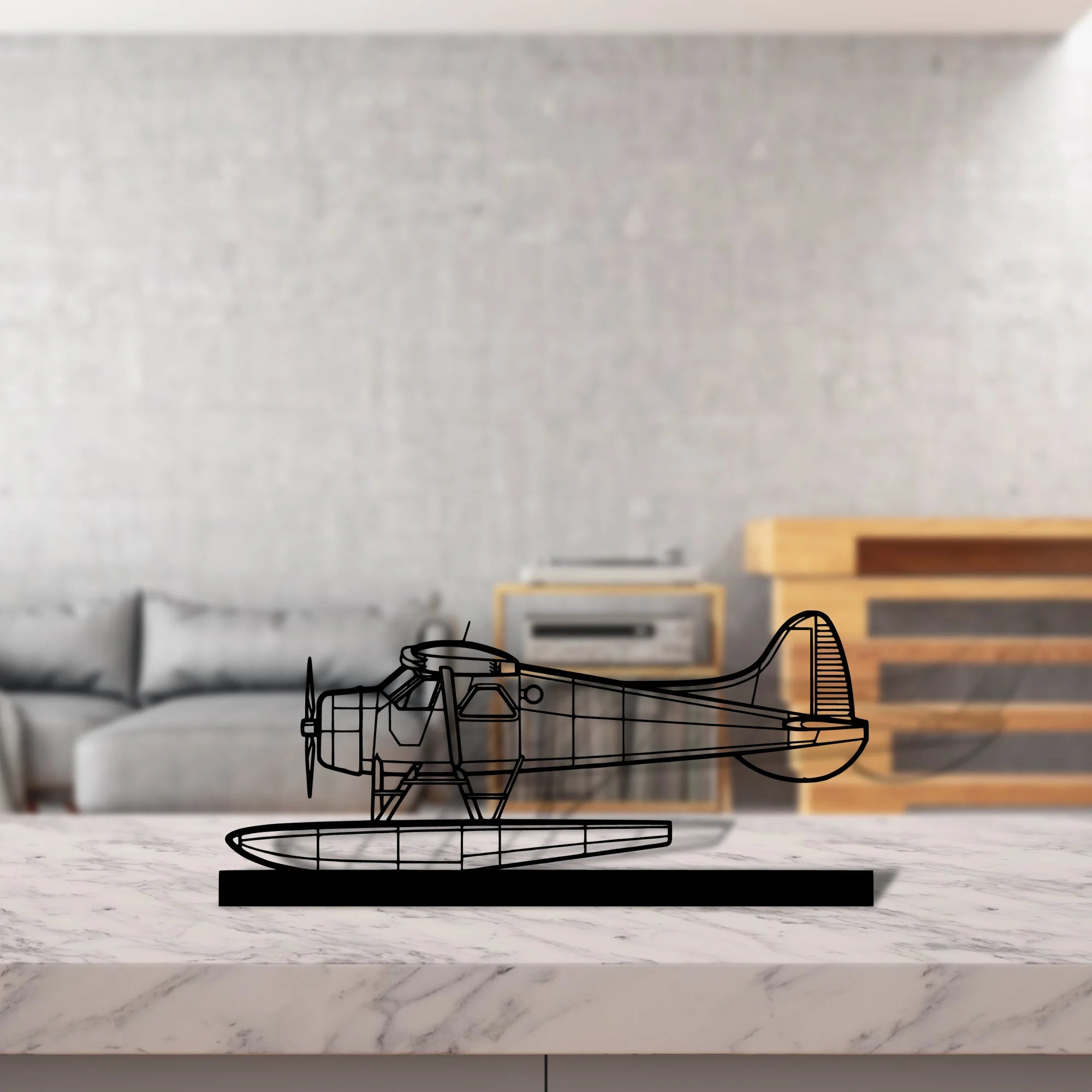 de-havilland-beaver-2 Silhouette Metal Art Stand - Tinvibe