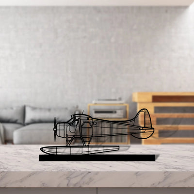 de-havilland-beaver-2 Silhouette Metal Art Stand - Tinvibe