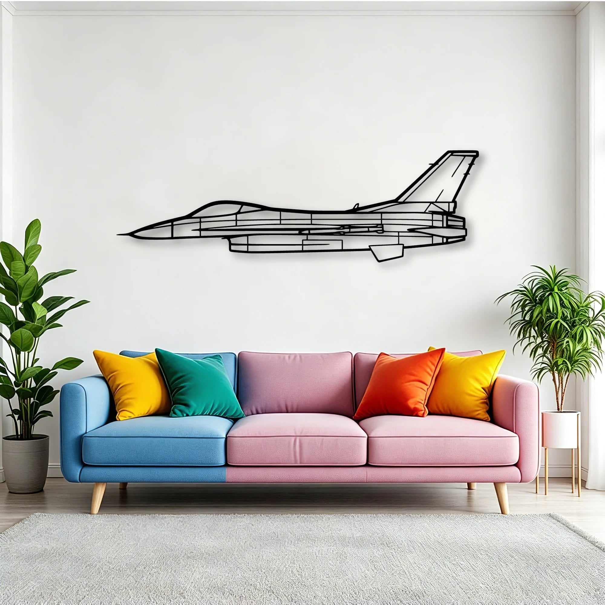 De Havilland Beaver Classic Aircraft Silhouette Metal Wall Art - Tinvibe