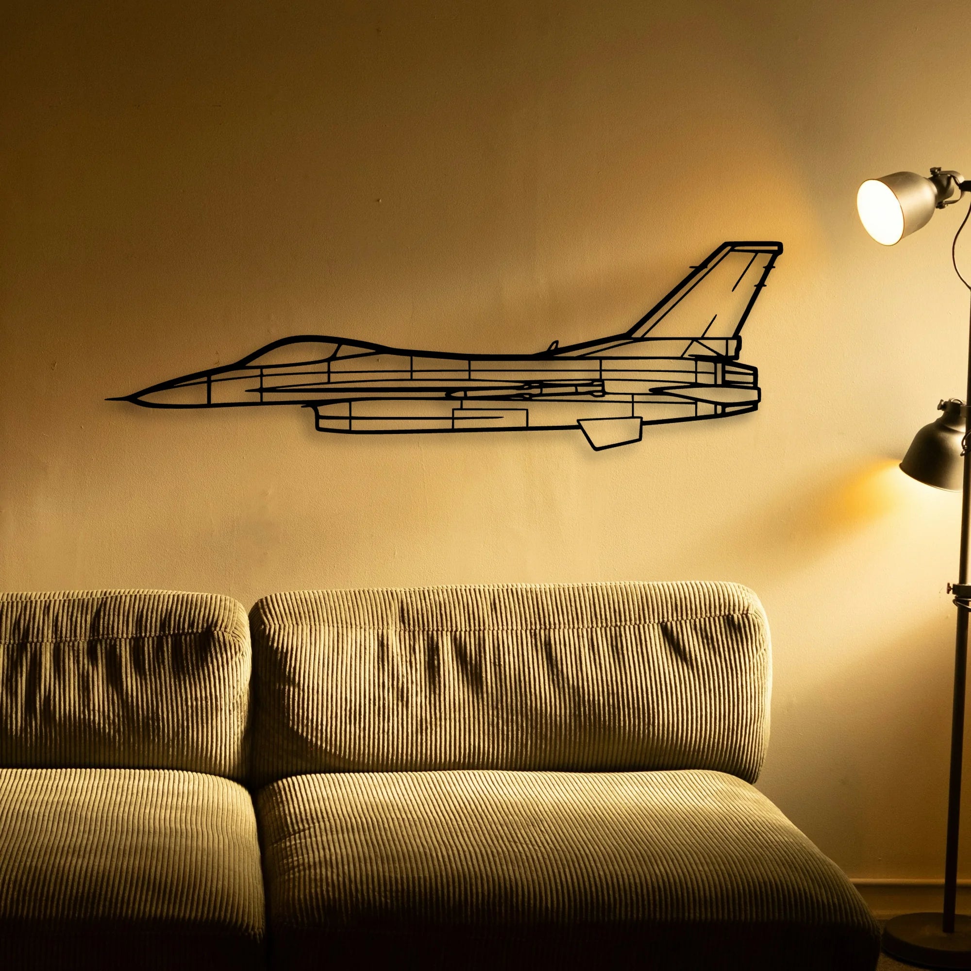 De Havilland Beaver Classic Aircraft Silhouette Metal Wall Art - Tinvibe