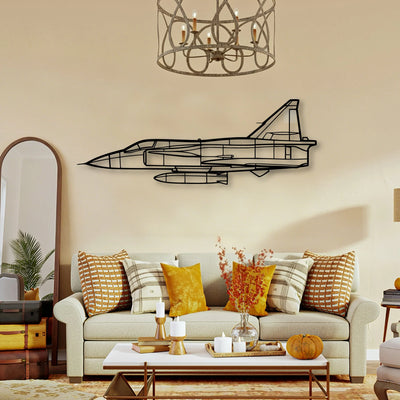 Dhc 2 Mk I Classic Aircraft Silhouette Metal Wall Art - Tinvibe