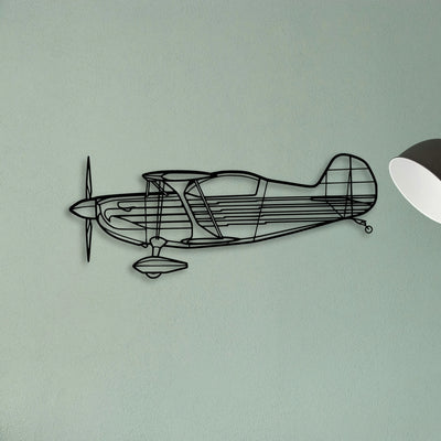 Dhc 6 Twin Otter Classic Aircraft Silhouette Metal Wall Art - Tinvibe