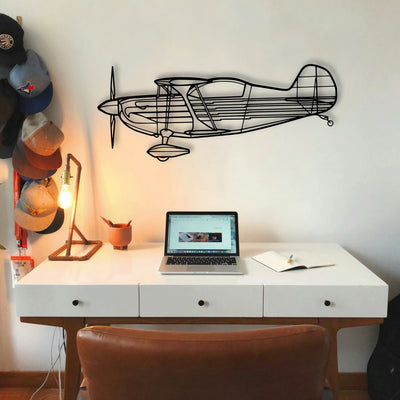 Dhc 6 Twin Otter Classic Aircraft Silhouette Metal Wall Art - Tinvibe