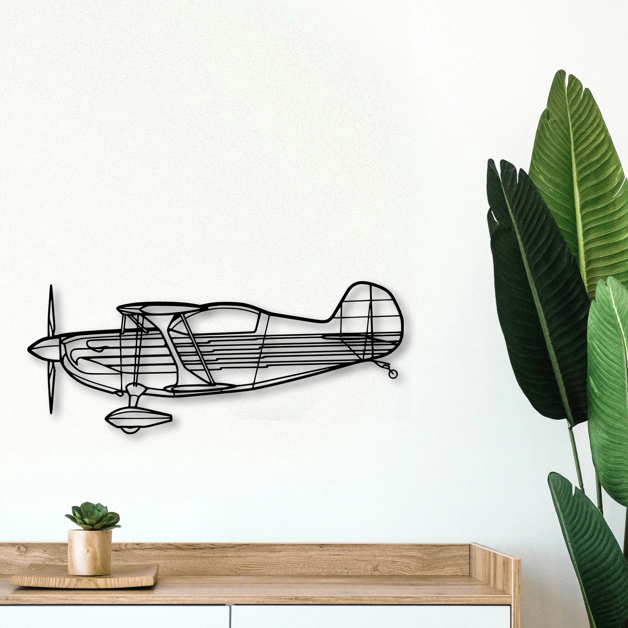 Dhc 6 Twin Otter Classic Aircraft Silhouette Metal Wall Art - Tinvibe