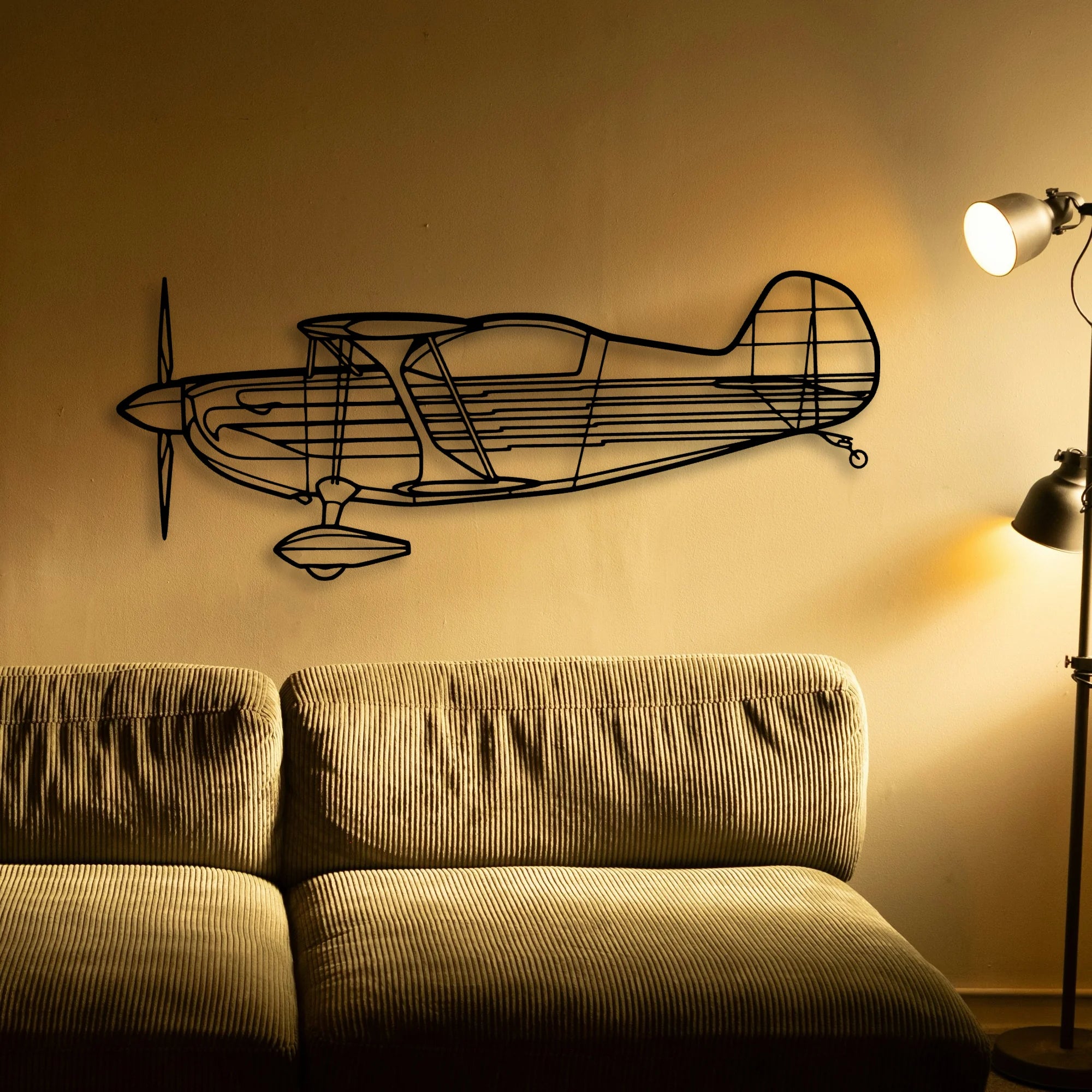 Dhc 6 Twin Otter Classic Aircraft Silhouette Metal Wall Art - Tinvibe