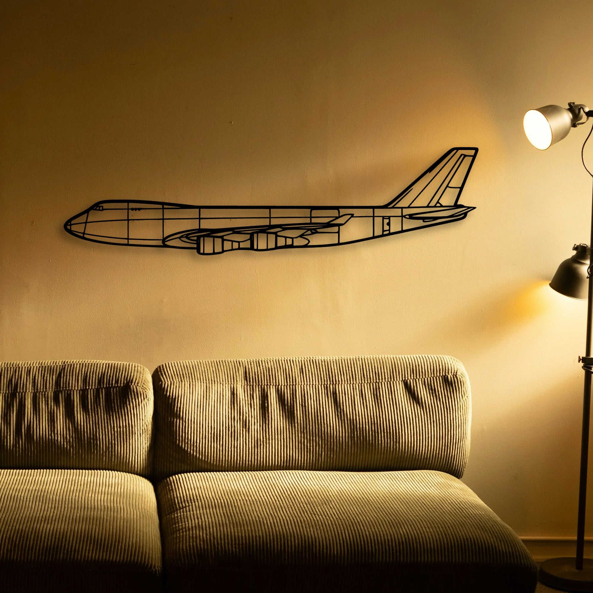 Douglas F 4D Classic Aircraft Silhouette Metal Wall Art - Tinvibe