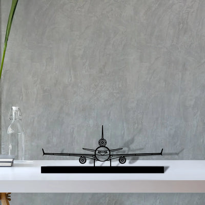douglas-md-11-front-missiles Silhouette Metal Art Stand - Tinvibe