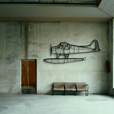 Douglas Md 11 Classic Aircraft Silhouette Metal Wall Art - Tinvibe
