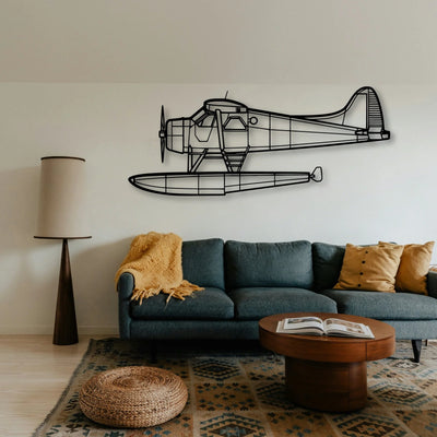 Douglas Md 11 Classic Aircraft Silhouette Metal Wall Art - Tinvibe