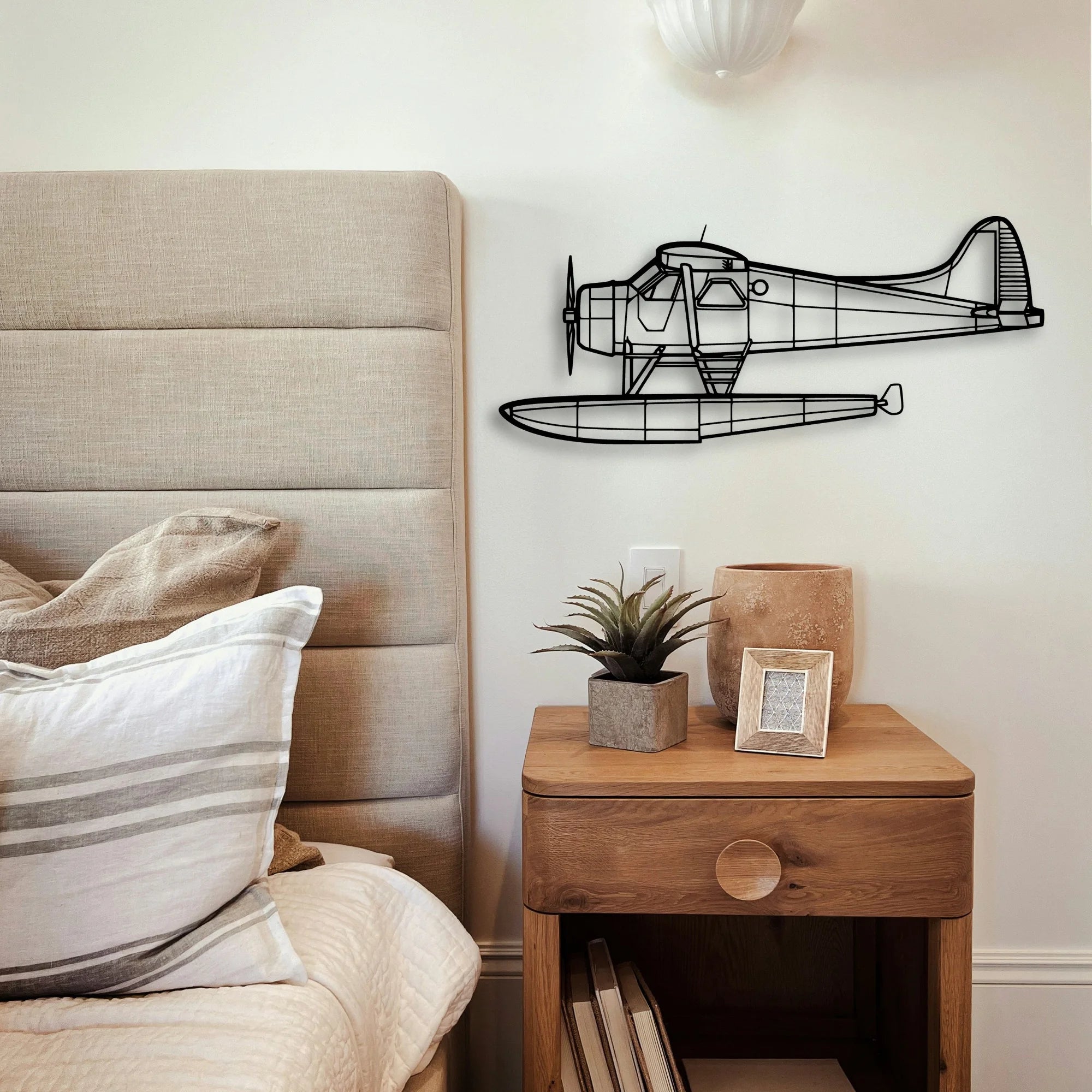 Douglas Md 11 Classic Aircraft Silhouette Metal Wall Art - Tinvibe
