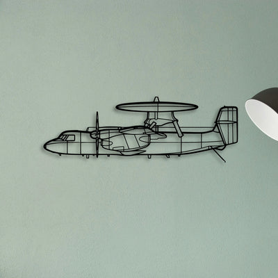 Dragonfly C Classic Aircraft Silhouette Metal Wall Art - Tinvibe