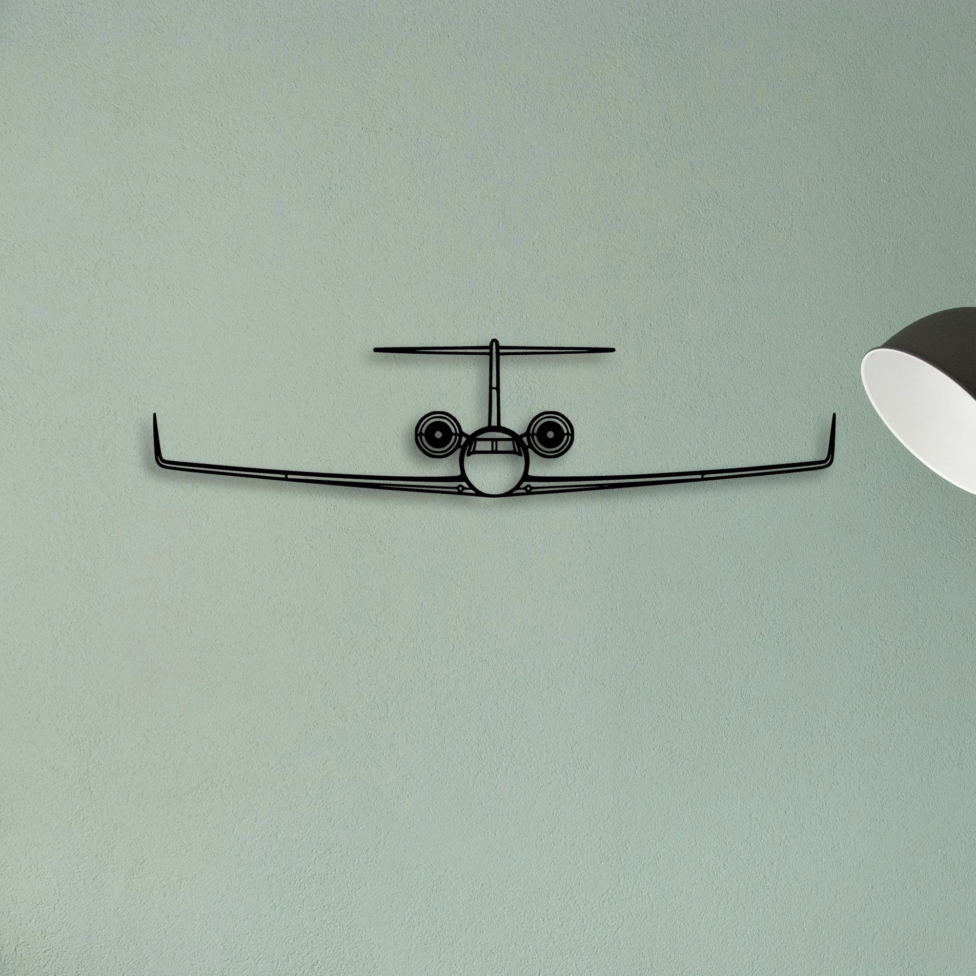 E 2C Hawkeye Classic Aircraft Silhouette Metal Wall Art - Tinvibe